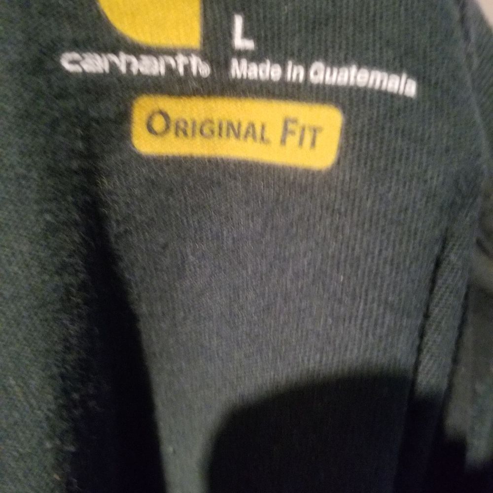 CARHARTT ORIGINAL FIT LARGE LONG SLEEVE SHIRT b4 - Picture 6 of 6
